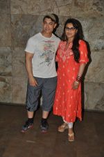 Aamir Khan, Rani Mukherjee at Mardani screening in Mumbai on 24th Aug 2014